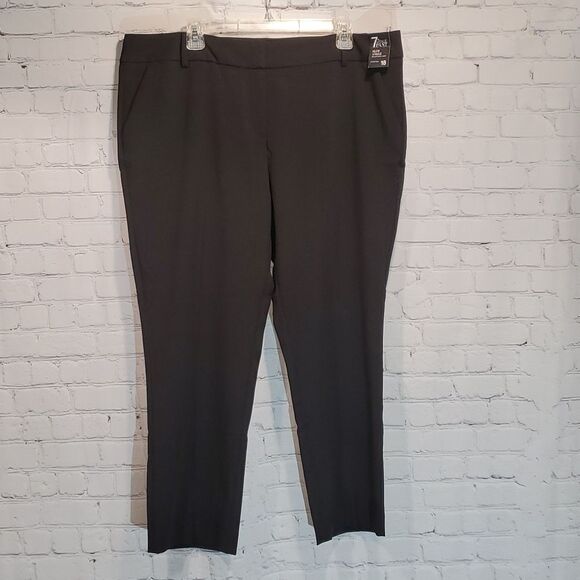 New York and Company black plus size slim ankle pants NWT - Picture 1 of 9